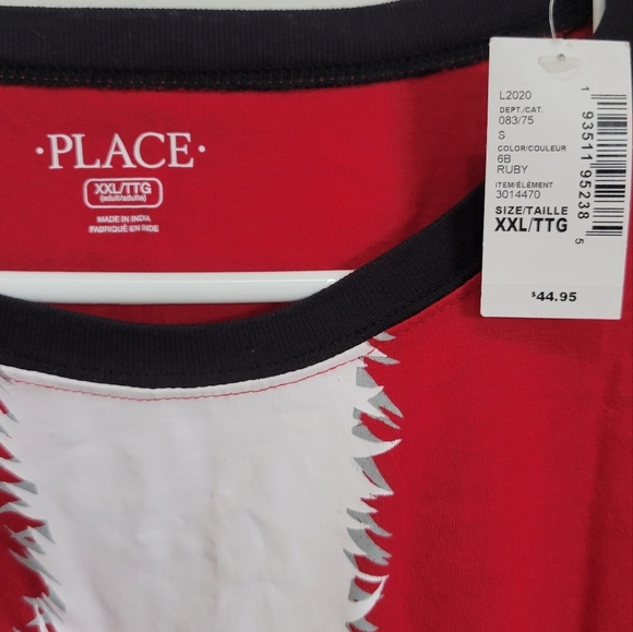 Red santa longsleeve tee xxl - Picture 2 of 9